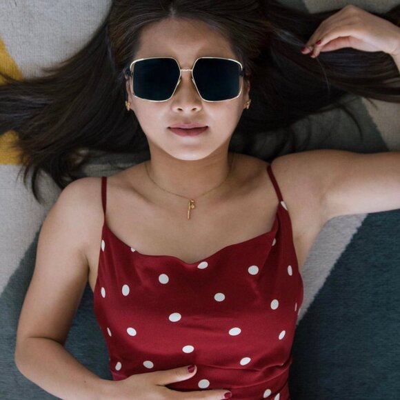 Dior ARCHIDIOR S1U B0B0 Square Sunglasses - Gold/Blue main image 11